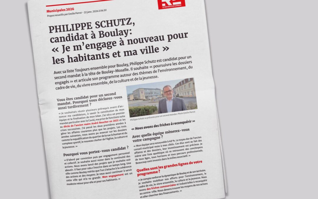 Article dans le Républicain Lorrain